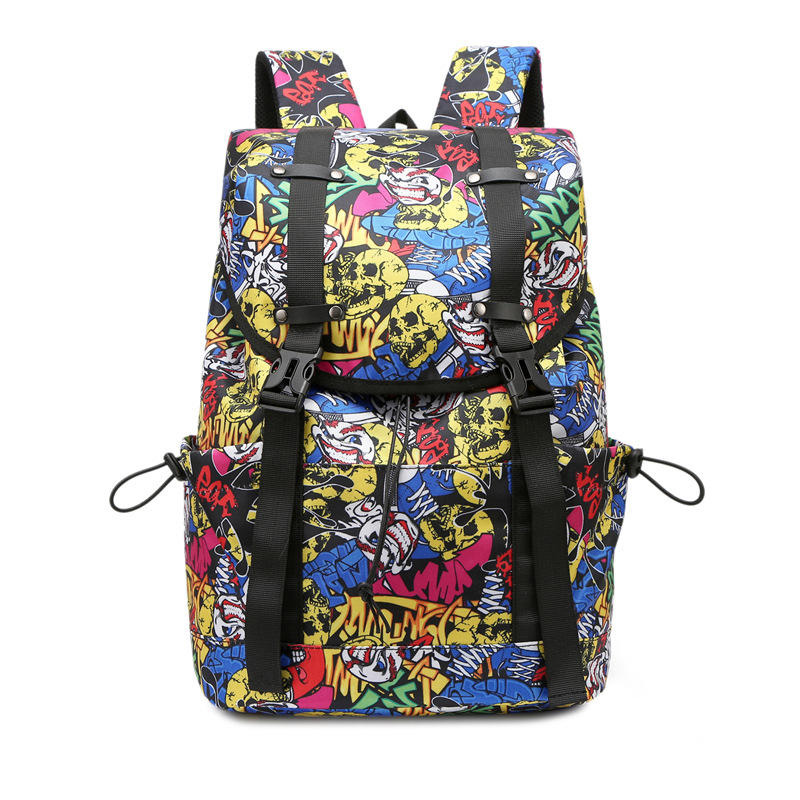 Customizable school laptop backpack