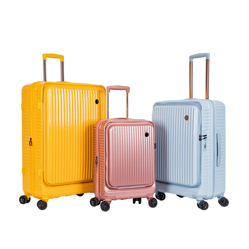 Customized trolley luggage set options
