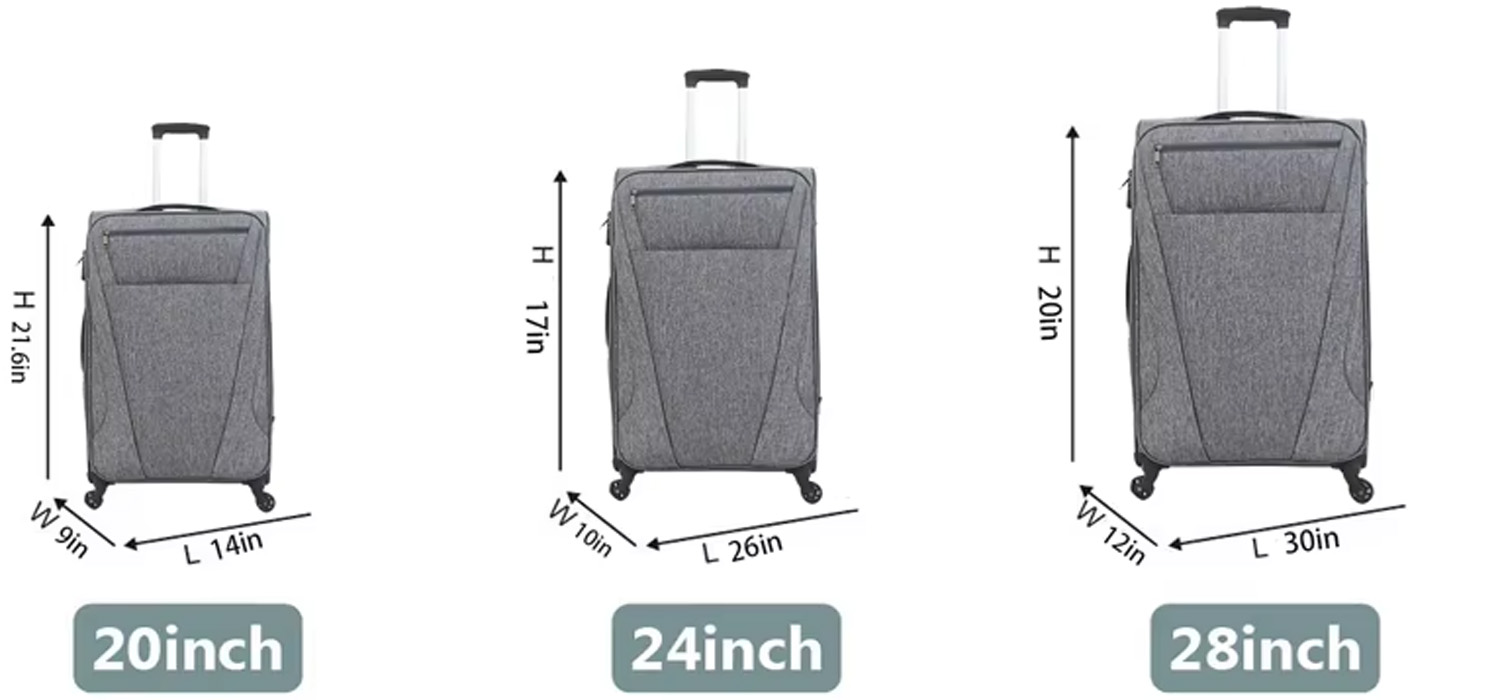 Premium 20/24/28 Inch ABS Hardside Luggage Full Details