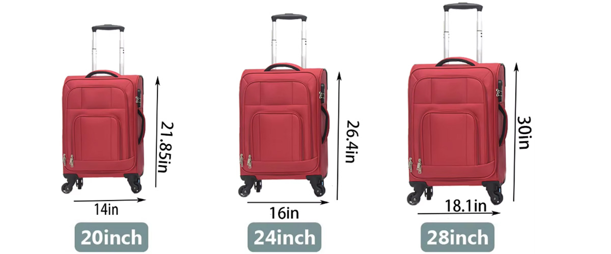 Premium 20/24/28 Inch ABS Hardside Luggage Full Details