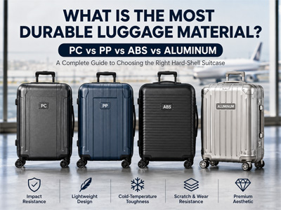 ¿Cuál es el material más duradero para el equipaje? PC vs PP vs ABS vs Aluminio