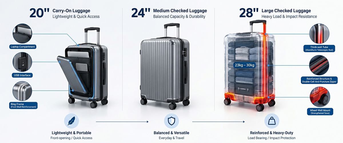 Carry-On vs Checked Luggage